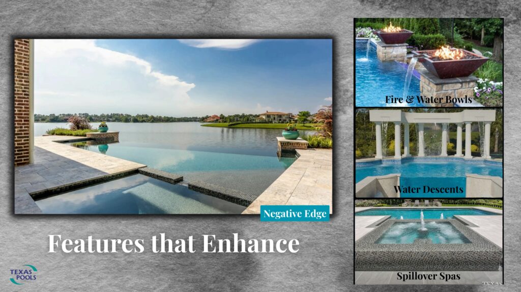 Top pool features to enhance pools in The Woodlands