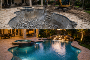 custom luxury pool Houston Texas Pools design