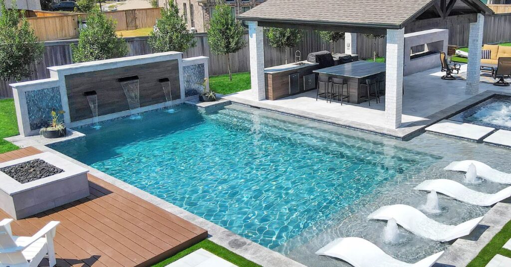 luxury pool design-to-build process in Texas